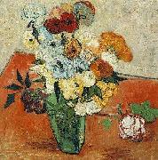 Vincent Van Gogh Japanese Vase with Roses and Anemones Germany oil painting artist